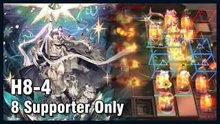 [Arknights] H8-4. 8 Supporter Only Clear (ft. Tsukinogi)