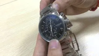 100423 Luxury stainless steel watch