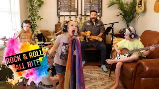 Colt Clark and the Quarantine Kids play "Rock and Roll All Nite"