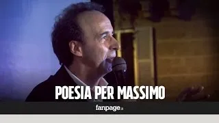 La commovente poesia di Roberto Benigni per Massimo Troisi