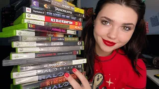 VIDEO GAMES |ASMR Going Through My Husbands Childhood Collection 🎮