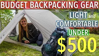 My Budget Backpacking Gear List (Plus Tips to Save More Weight And Money)