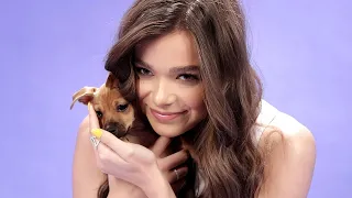 Hailee Steinfeld Plays With Puppies While Answering Fan Questions