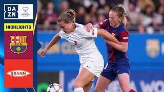 HIGHLIGHTS | FC Barcelona - SK Brann - UEFA Women's Champions League 2023-24 (Norsk)