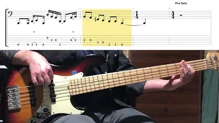 Audioslave - Gasoline ( Bass Cover Tab in Video )