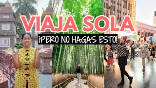 Errores al viajar sola (o solo)