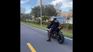 My First Time Holeshoting A Gsxr 1000 SportBike