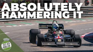 Goodwood lap record holder throws legendary Lotus F1 car round Monaco