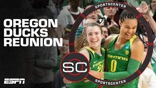 Oregon Ducks reunion 🦆 Sabrina Ionescu & Satou Sabally on facing off in the WNBA | SportsCenter