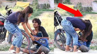 Beggar Prank With YouTube Silver Play Award || Twist Prank || In India || Jassi Sona