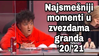 NAJSMEŠNIJI I NAJZANIMLJIVIJI MOMENTI U ZVEZDAMA GRANDA '20/'21