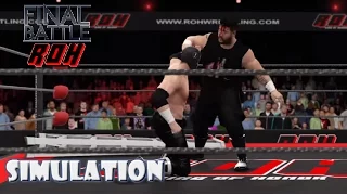 WWE 2K16 SIMULATION: Kevin Steen (Kevin Owens) vs El Generico (Sami Zayn) | ROH Final Battle 2010