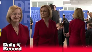 Liz Truss gets lost trying to leave room in leadership launch event