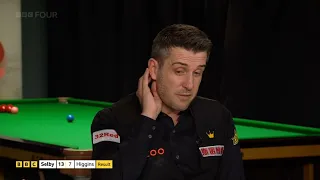 KBV-444 Mark Selby Talks To Steve Davis about his win over John Higgins.