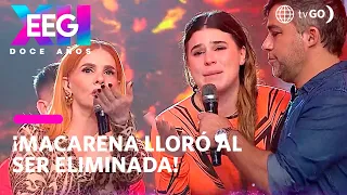 EEG 12 years old: Macarena Vélez cried when she was eliminated (TODAY)