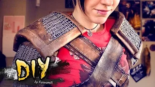 How to EVA Foam Shoulders | The Witcher 3 Geralt of Rivia Cosplay