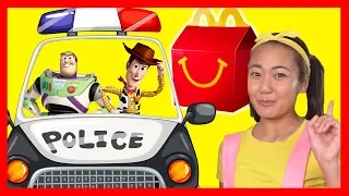 Ellie Opens Woody and Buzz's Full Set of Happy Meals for Toy Story 4