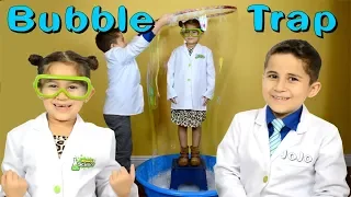 Giant Bubble Trap Experiment You Can Do at Home JoJo's Science Show