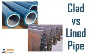 What is Difference between Clad and lined pipe? Clad Vs Lined Pipe- Piping Training Video-7