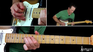 Scuttle Buttin' Guitar Lesson (Full Song) - Stevie Ray Vaughan