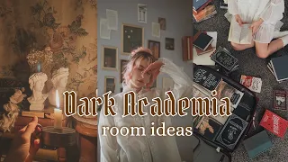 budget-friendly ways to make your room Dark Academia 📚🕯🕰