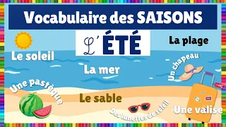 Vocabulaire des saisons : L'été