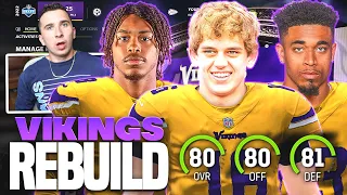 I Drafted The Next Franchise QB For The Minnesota Vikings!! Season 2