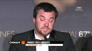 Cannes 2014 - LEIDI : Press Conference Best Short Film