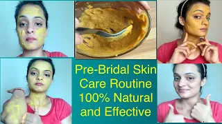 Pre Bridal Full Body Care Routine To Get Bright and Glossy skin in 30 Days | Natural Home Remedies