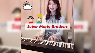 SUPER MARIO BROTHERS | MAIN THEME | - PIANO COVER