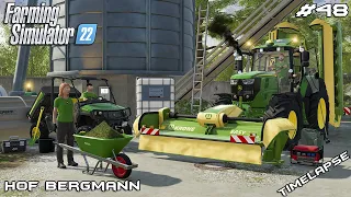 Getting SILAGE FERMENTER ready for SILAGE HARVEST | Hof Bergmann | Farming Simulator 22 | Episode 48