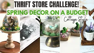 WATCH ME TURN THRIFT STORE FINDS into GORGEOUS EASTER BUDGET HOME DECOR | Dollar Tree DIY