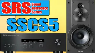 [SRS] Sony SSCS5 3 Way Driver Bookshelf Speakers / Yamaha R-S202 Stereo Receiver