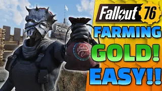 Easy GOLD BULLION Farming - Earn MAXIMUM Gold Per day!! - Fallout 76 Wastelanders