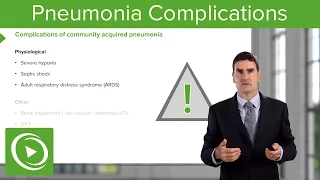 Pneumonia: Physiological & Infective Complications – Respiratory Medicine | Lecturio