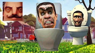 Hello Neighbor - My New Neighbor Skibidi Toilets Boss Big G-Mann Act 2 Hole Season Gameplay