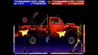 Terminator 2 arcade game (1991) 1 Player with 2 guns