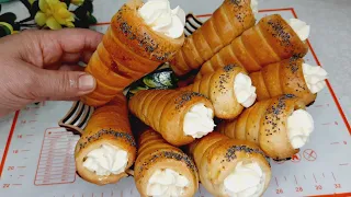 Вкус Детства 💯ТРУБОЧКИ с ЗАВАРНЫМ КРЕМОМ ✅Cream rolls