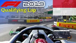 F1 2019 - Qualifying Lap at Circuit de Monaco in Hamilton's Mercedes