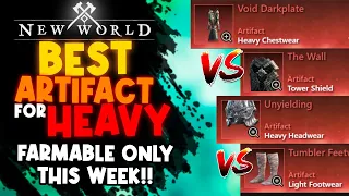 BiS Artifact For HEAVY Defense! Void Darkplate VS Unyielding VS The Wall... ⚔️New World