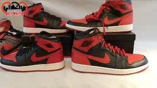 2013 BRED 1 vs 2010 BANNED 1 QUALITY COMPARISON: NIKE AIR JORDAN 1 OG