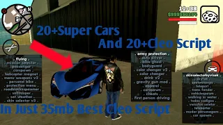 How To Install Cleo Script And Super Cars In Gta San Andreas Lite Android By Dragon Super Hindi X ||