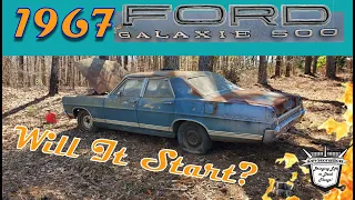 First Start in 35 Years? Abandoned 1967 Ford Galaxie 500 Revival: From Purchase to Start!