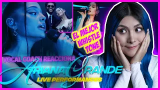 ¡EL MEJOR WHISTLE DE ARIANA GRANDE! 🔥 | VOCAL COACH REACCIONA | Gret Rocha