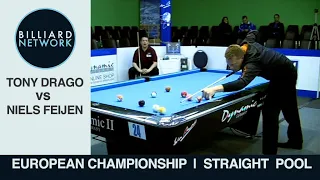 TONY DRAGO vs NIELS FIEJEN | Rare Footage from the 14.1 European Championship | 2009