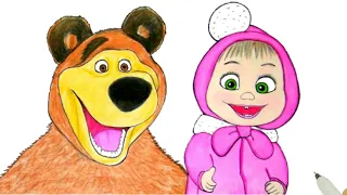 The grand Reunion | The Secret Life Of Masha | How To Draw Masha and the Bear 🐻