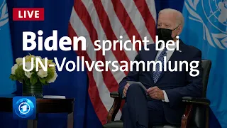 Rede von US-Präsident Biden bei der UN-Vollversammlung