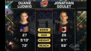 Duane Ludwig Vs. Jonathan Goulet (16/01/2006)