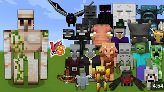 TITAN MOB vs TITAN IRON GOLEM 🤯 ( WÀRDÉÑ  🔥ÉVÏL )