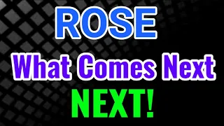 Rose Whats Coming.. || Oasis Network Price Prediction! ROSE Coin Prediction